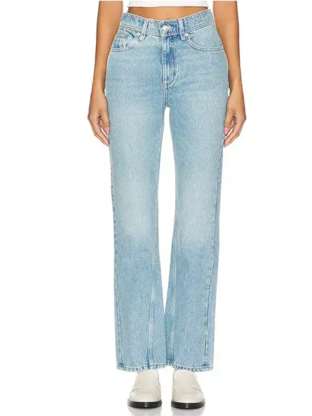 NWT FREE PEOPLE Xena Slim Straight Jeans SIZE 26